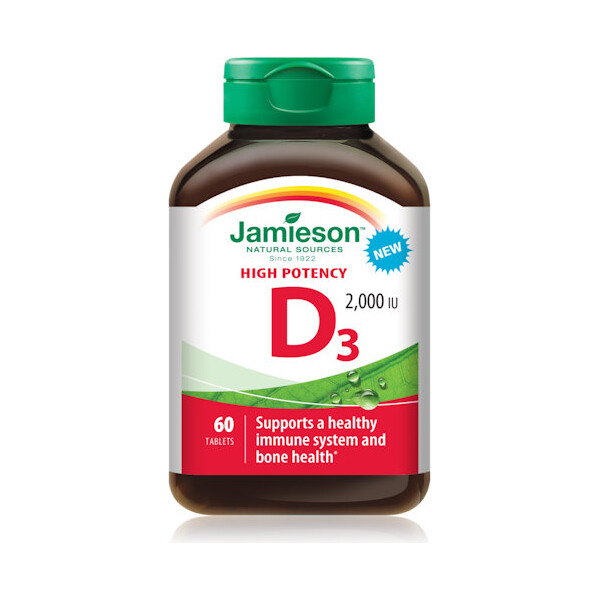 JAMIESON VITAMIN D 2000 IU TABLETE A60