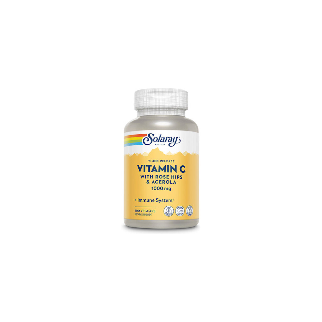 VITAMIN C 1000 S VREMENSKIM OTPUŠTANJEM KAPSULE A100 SOLARAY