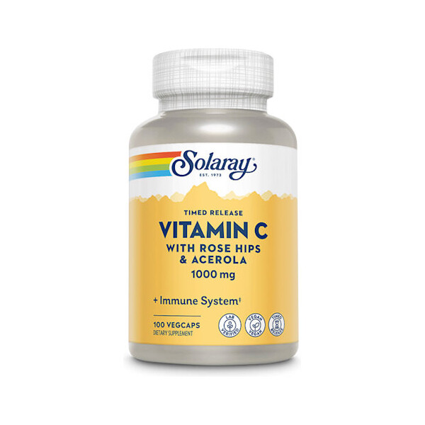 VITAMIN C 1000 S VREMENSKIM OTPUŠTANJEM KAPSULE A100 SOLARAY