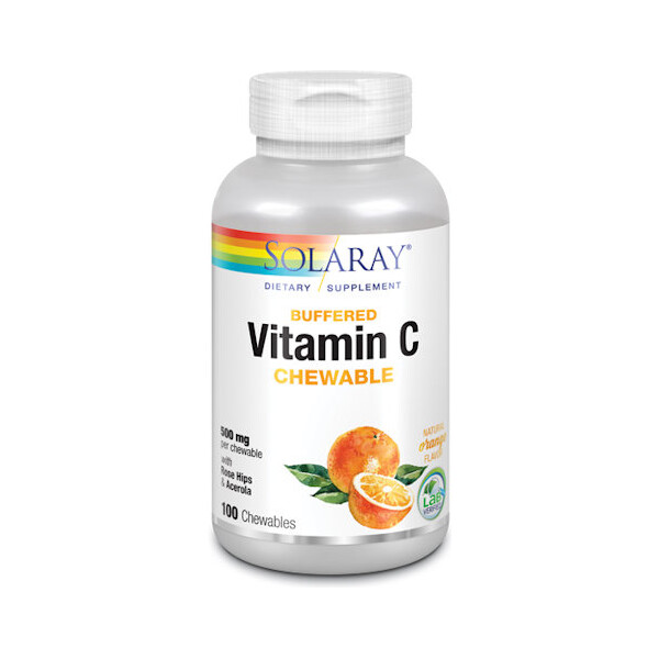 SOLARAY VITAMIN C 500 BUFFERED TABLETE ZA ŽVAKANJE A100