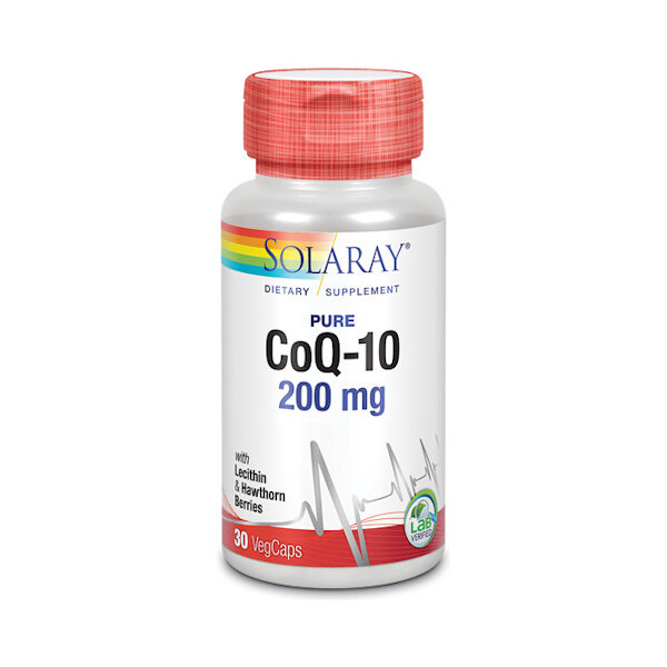 COQ-10 PURE 200MG KAPSULE A30 SOLARAY