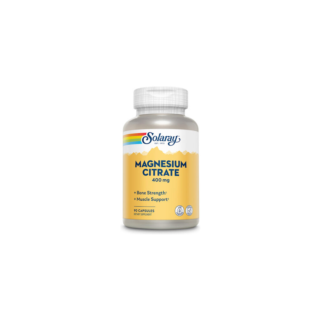 MAGNEZIJ CITRAT 400MG KAPSULE A90 SOLARAY