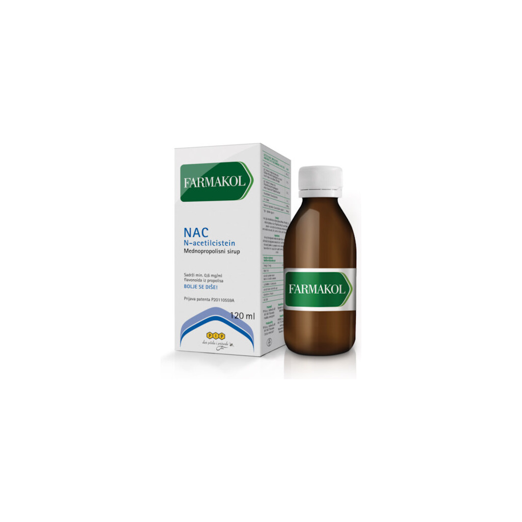 PIP FARMAKOL NAC MEDOPROPOLISNI SIRUP 120ML
