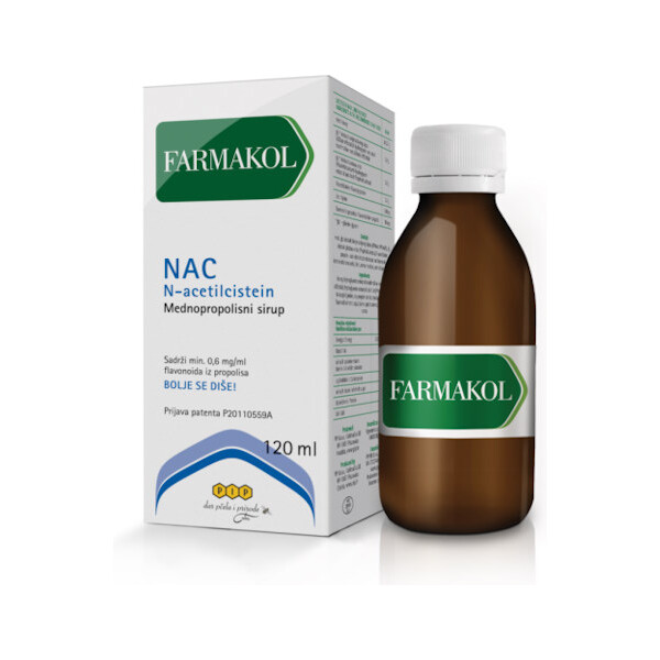 PIP FARMAKOL NAC MEDOPROPOLISNI SIRUP 120ML