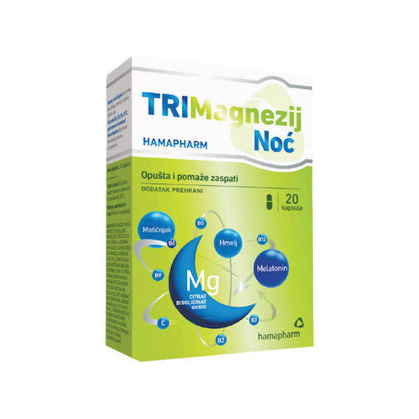 TRIMAGNEZIJ NOĆ KAPSULE A20 HAMAPHARM