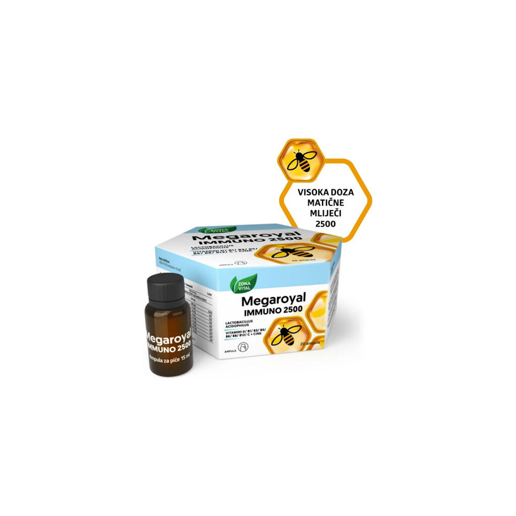 MEGAROYAL IMMUNO 2500 AMPULE 20X15ML ZONA VITAL