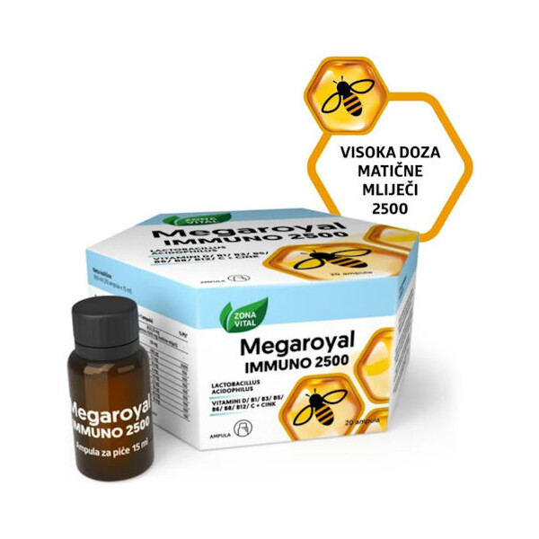 MEGAROYAL IMMUNO 2500 AMPULE 20X15ML ZONA VITAL