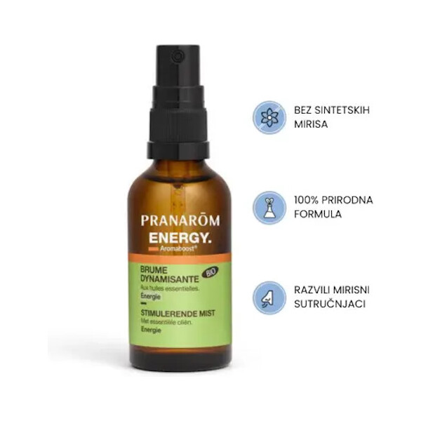 AROMABOOST SPREJ ENERGY 50ML PRANAROM