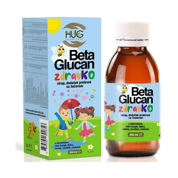 BETA GLUCAN ZDRAVKO 200 ML HUG YOUR LIFE