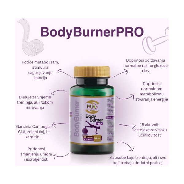 BODY BURNER PRO KAPSULE A60 HUG YOUR LIFE