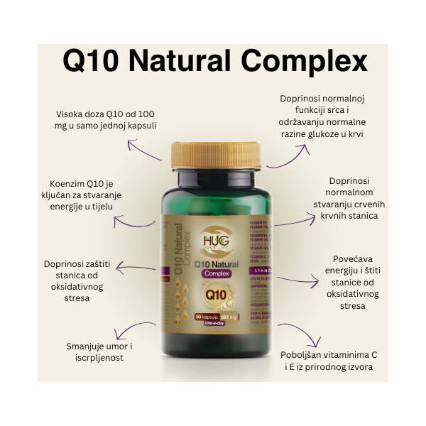 Q10 NATURAL COMPLEX A30 HUG YOUR LIFE