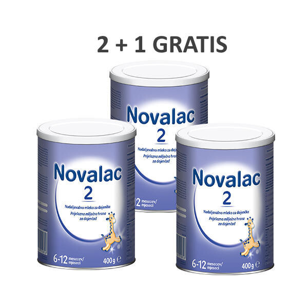 NOVALAC 2 DJEČJA HRANA 400G 2+1 GRATIS