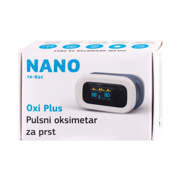 OKSIMETAR ZA PRST PULSNI NANO OXI PLUS YK-82C