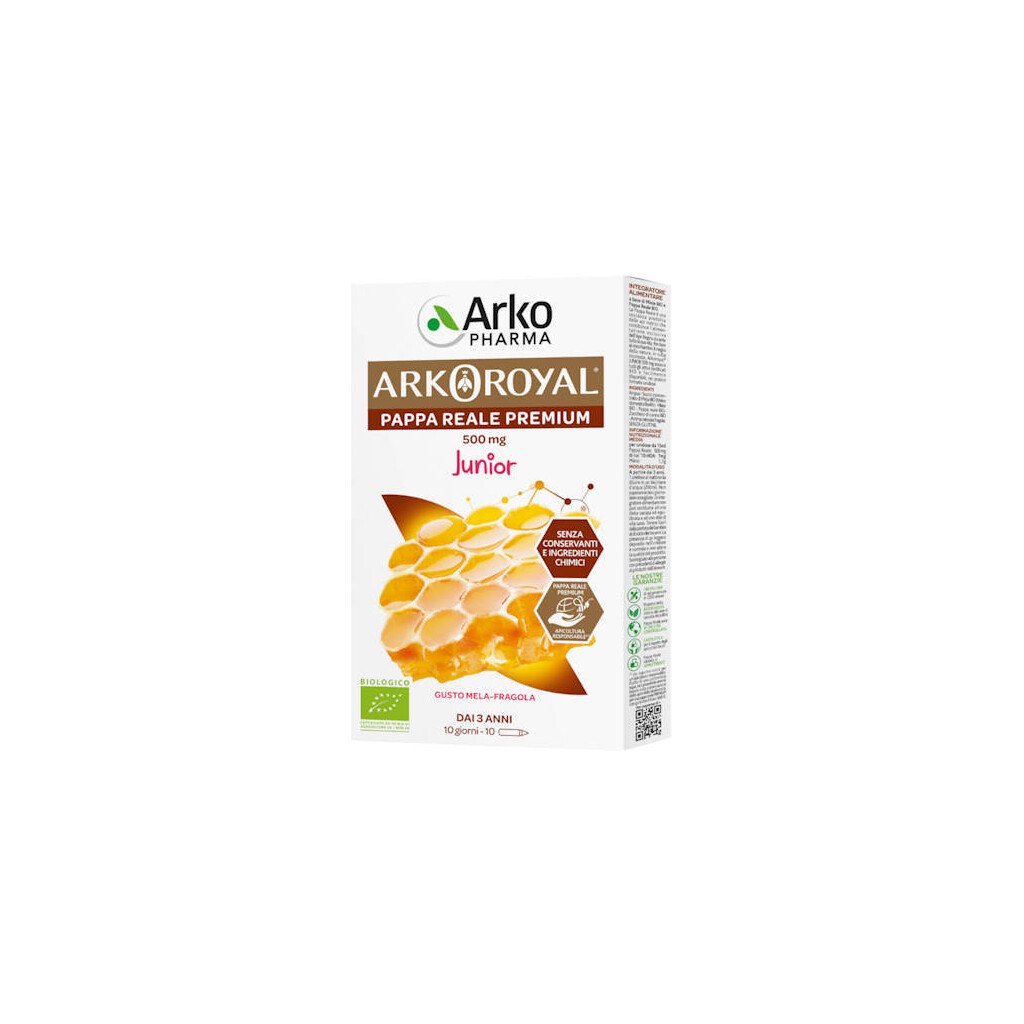 ARKOROYAL JUNIOR MATIČNA MLIJEČ 500MG BIO AMPULE A10 ARKOPHARMA