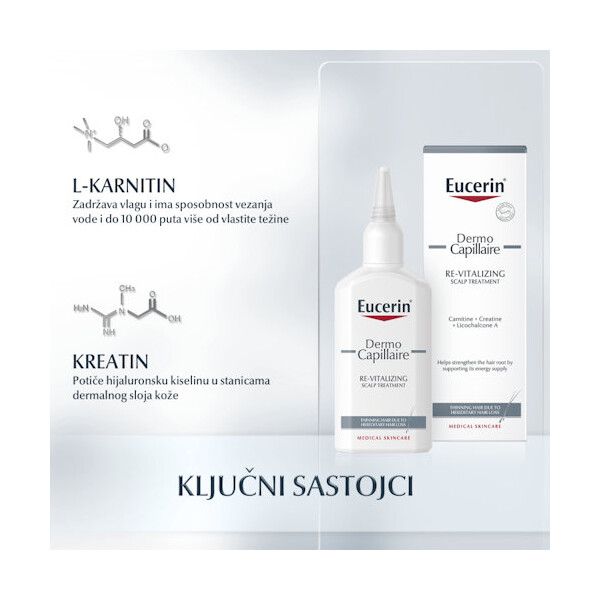 EUCERIN DERMOCAPILLAIRE REVITALIZIRAJUĆI TRETMAN ZA KOSU 100ML