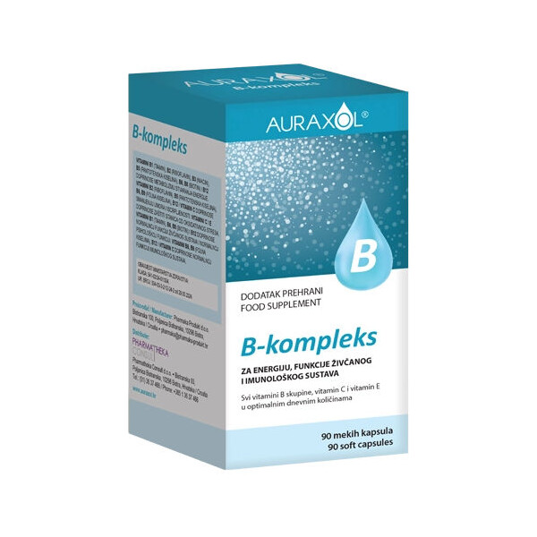 AURAXOL B KOMPLEKS KAPSULE A90