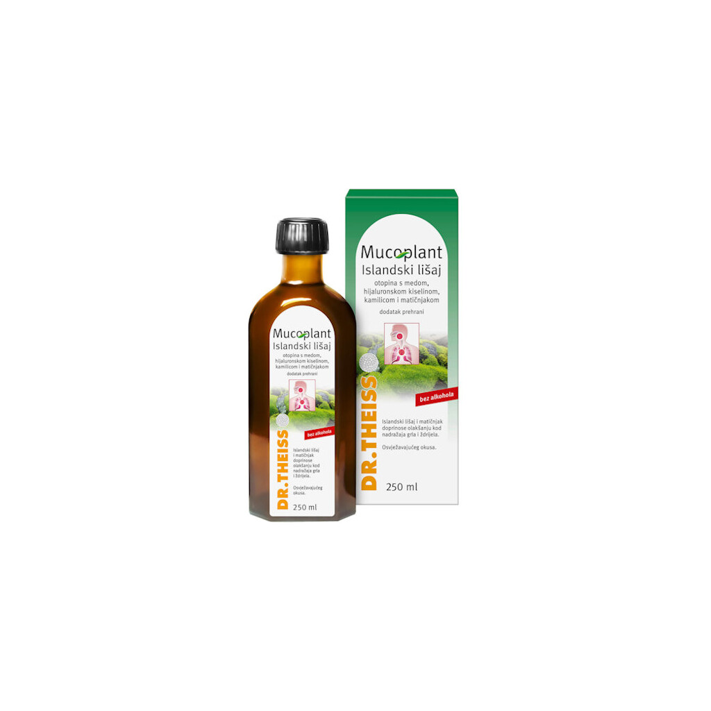 DR.THEISS MUCOPLANT ISLANDSKI LIŠAJ SIRUP 250ML