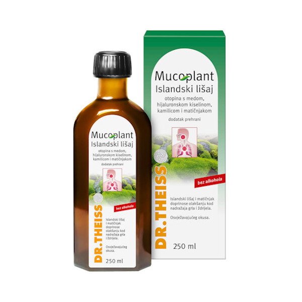 DR.THEISS MUCOPLANT ISLANDSKI LIŠAJ SIRUP 250ML