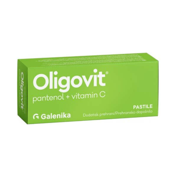 OLIGOVIT PANTENOL + VITAMIN C PASTILE A20 GALENIKA