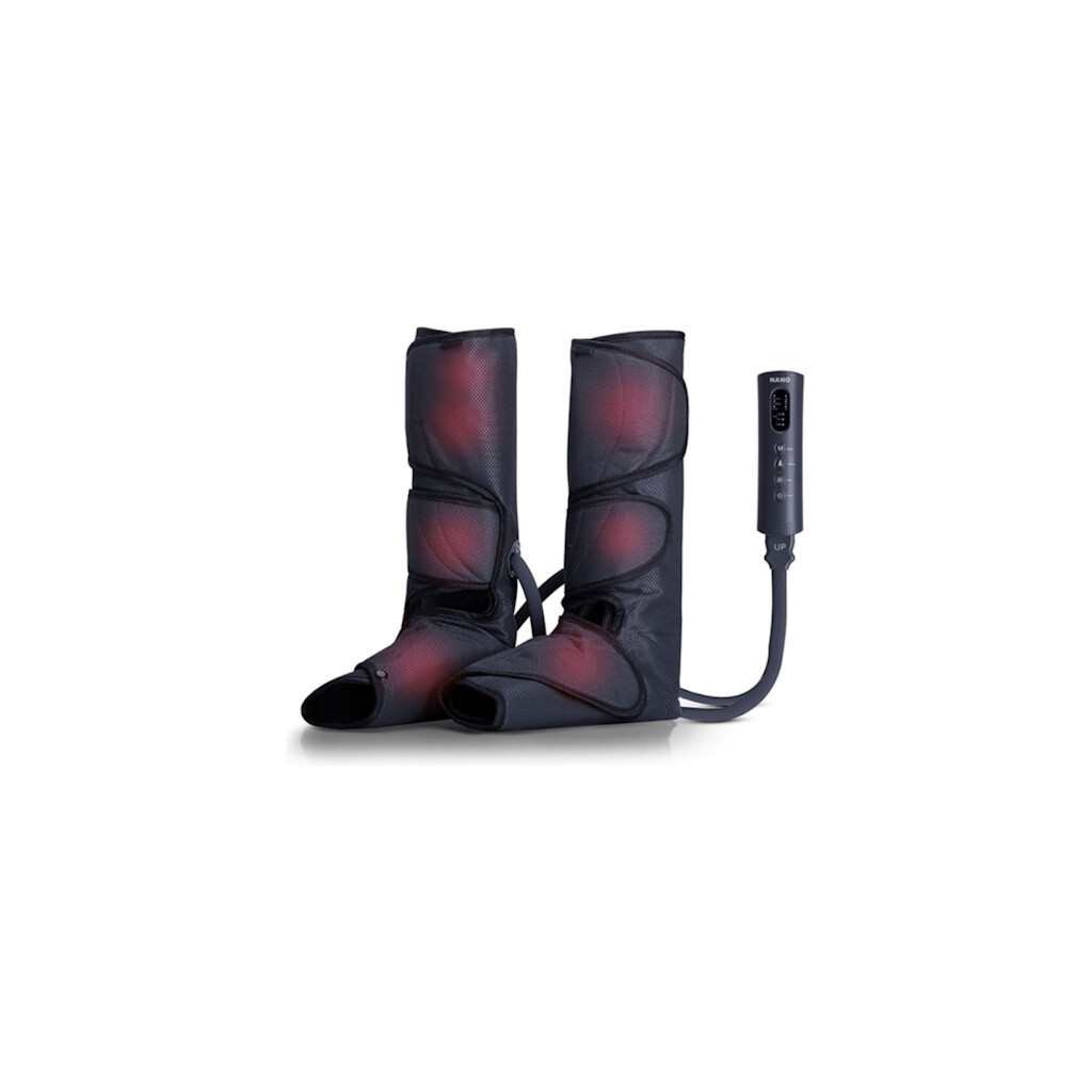 MASAŽER ČIZMA ZA NOGE S KOMPRESIJOM I GRIJANJEM NANO LEG MASSAGER