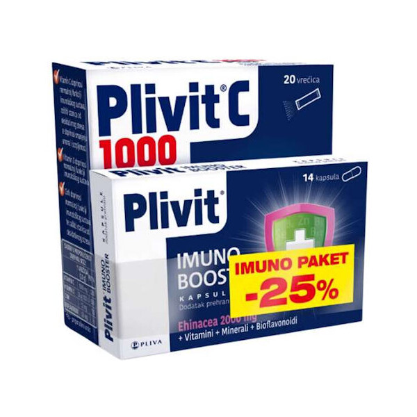 PLIVIT IMUNO BOOSTER + PLIVIT C 1000 PLUS PROMO