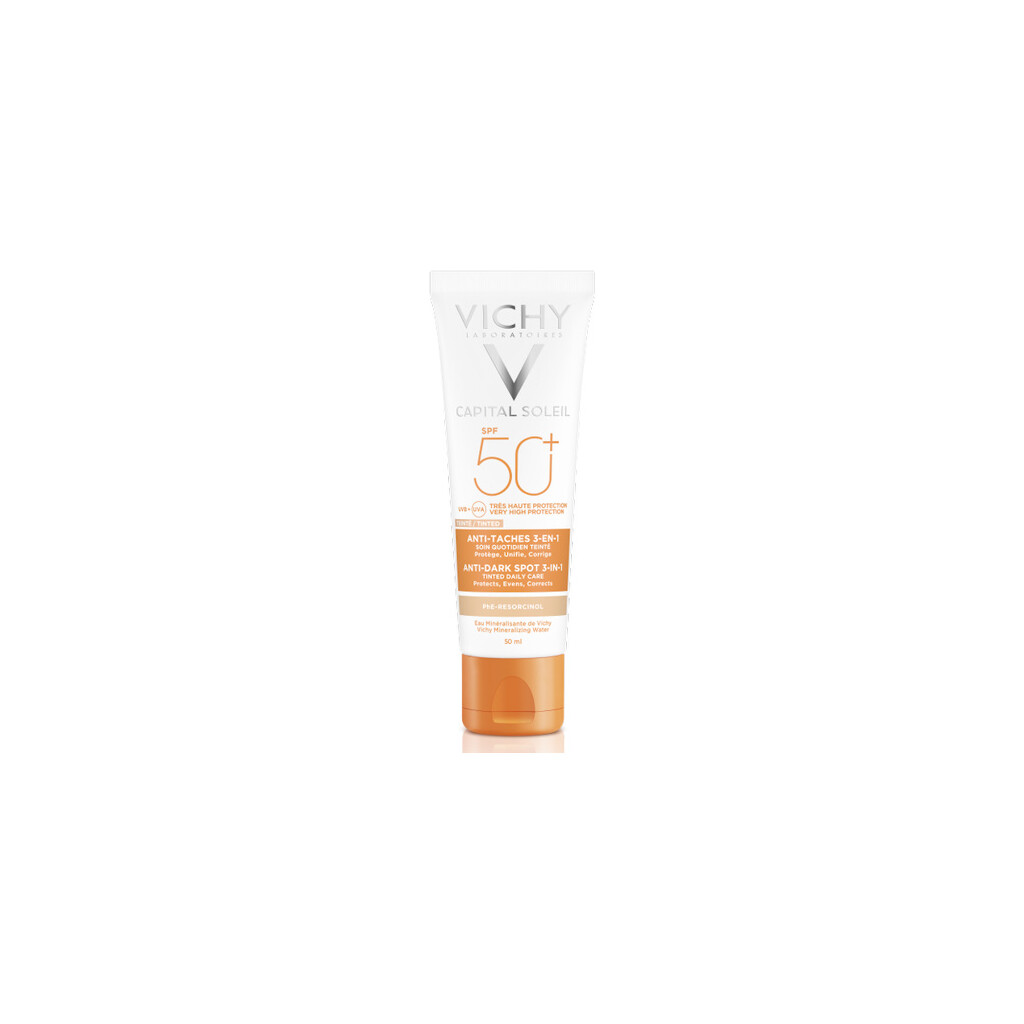 VICHY SUN CAPITAL SOLEIL OBOJENA KREMA PROTIV MRLJA SPF50+ 50ML