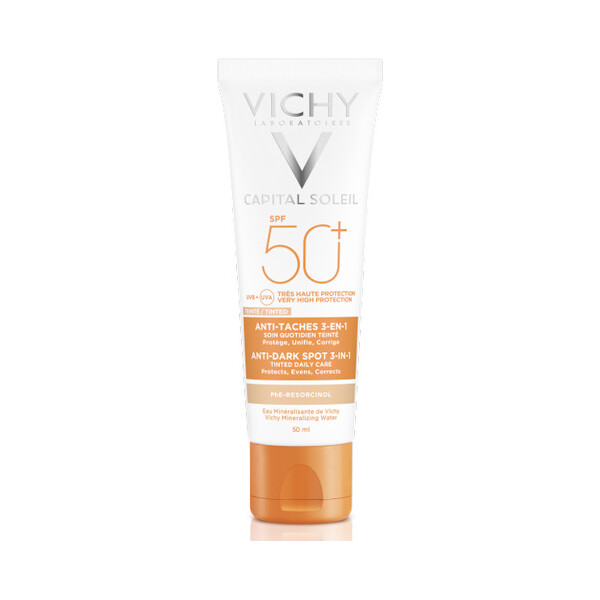 VICHY SUN CAPITAL SOLEIL OBOJENA KREMA PROTIV MRLJA SPF50+ 50ML