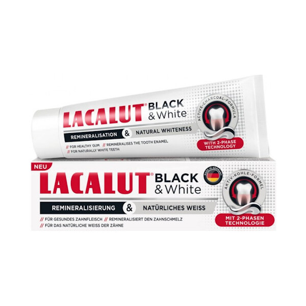 PASTA ZA ZUBE LACALUT BLACK & WHITE 75ML