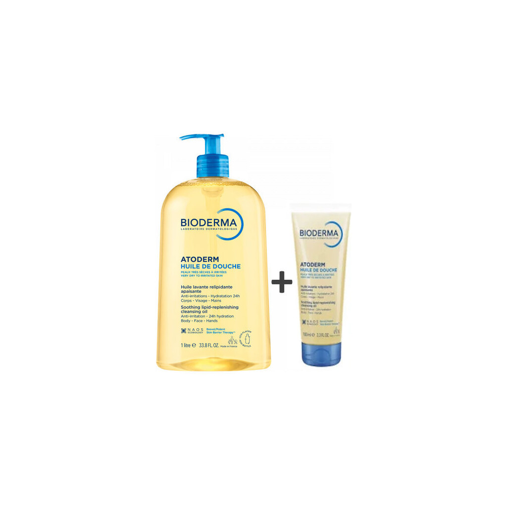 BIODERMA ATODERM ULJE ZA ČIŠĆENJE 1000ML +100ML GRATIS