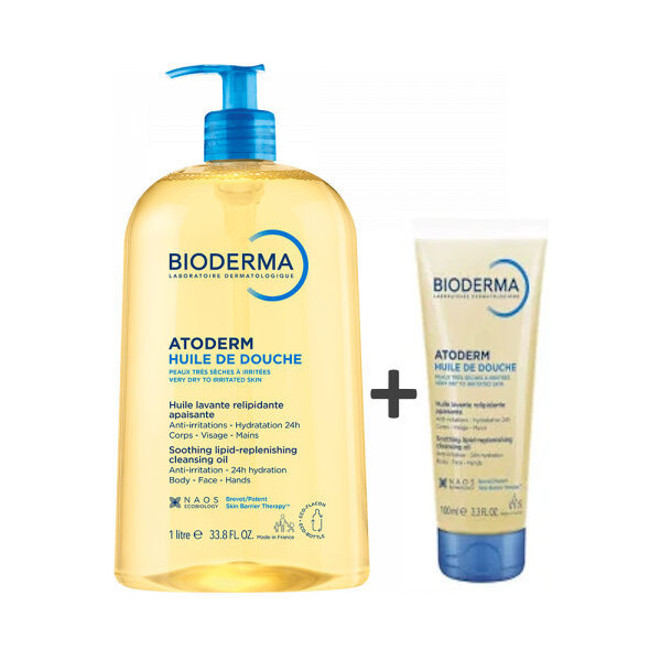 BIODERMA ATODERM ULJE ZA ČIŠĆENJE 1000ML +100ML GRATIS