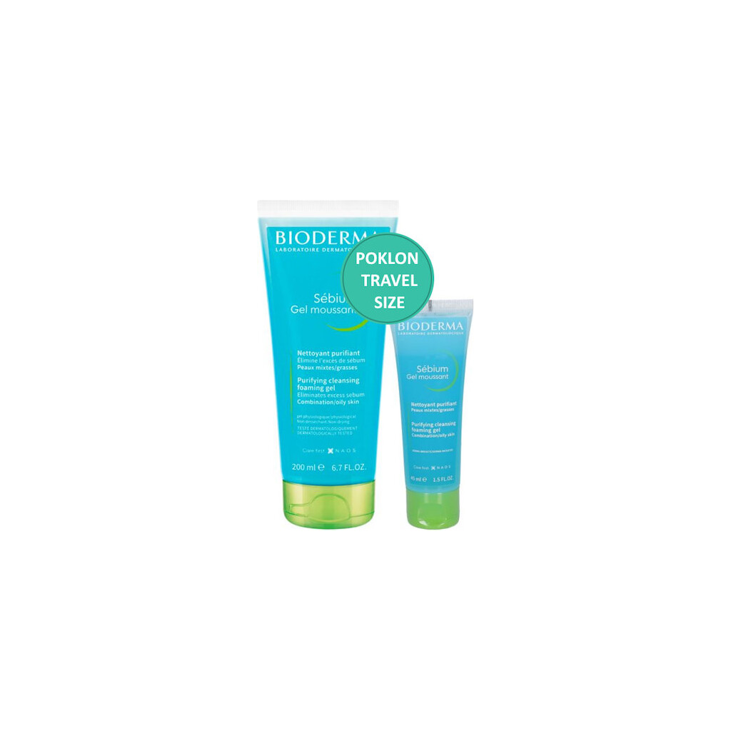 BIODERMA SEBIUM PJENUŠAVI GEL 200ML +45ML GRATIS