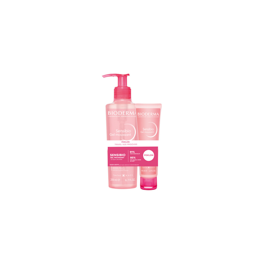 BIODERMA SENSIBIO PJENUŠAVI GEL 200ML +45ML GRATIS