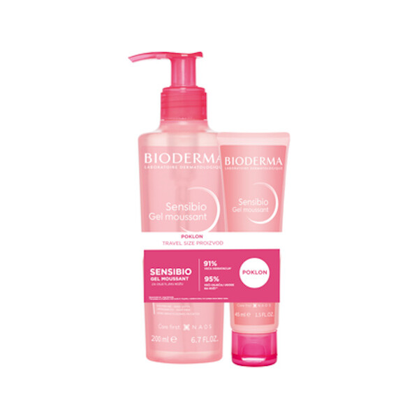 BIODERMA SENSIBIO PJENUŠAVI GEL 200ML +45ML GRATIS