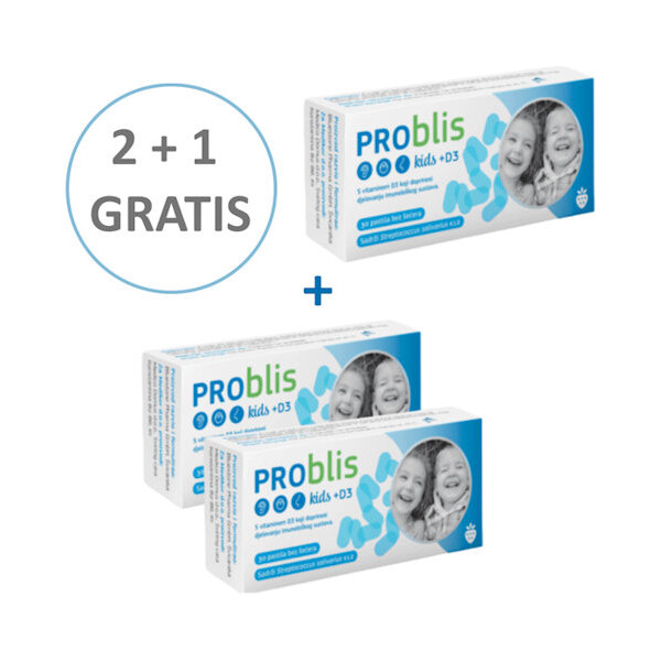 PROBLIS 3+ KIDS PASTILE A30 2+1 GRATIS
