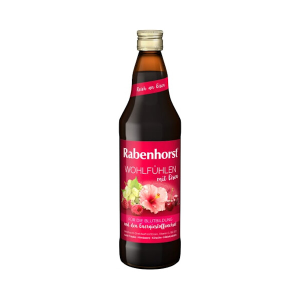 RABENHORST WELLBEING + ŽELJEZO SOK 750ML