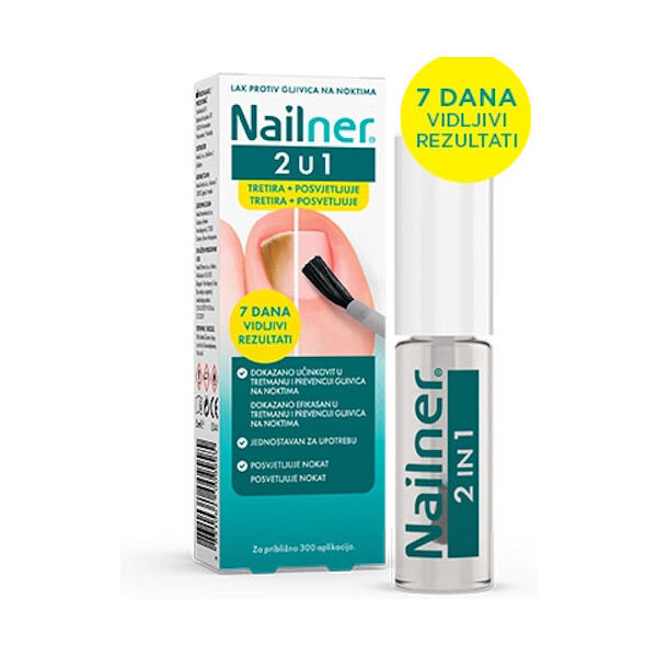 NAILNER LAK 2U1 PROTIV GLJIVICA NA NOKTIMA 15ML