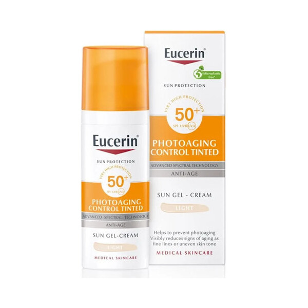 EUCERIN SUN PHOTOAGING CONTROL TINTED GEL-KREMA SPF50