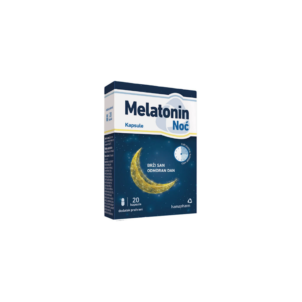 MELATONIN NOĆ KAPSULE A20 HAMAPHARM