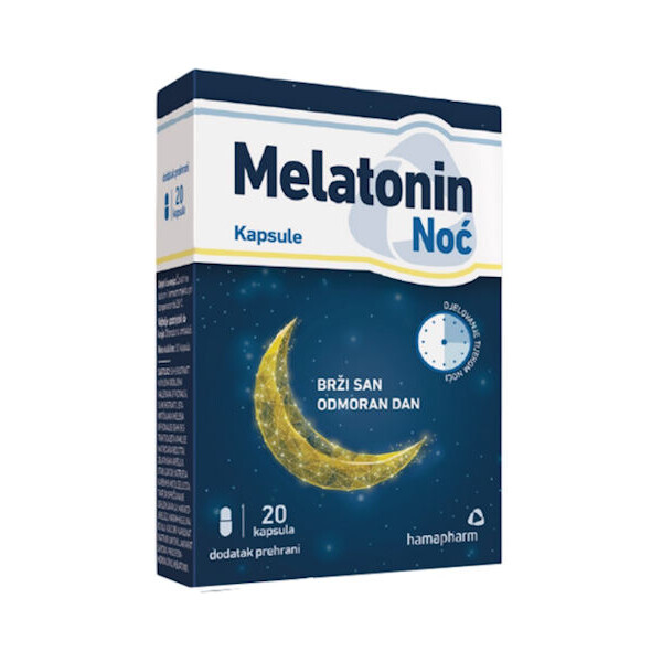 MELATONIN NOĆ KAPSULE A20 HAMAPHARM