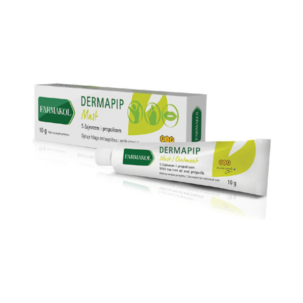 DERMAPIP MAST S ČAJEVCEM I PROPOLISOM 10ML PIP FARMAKOL