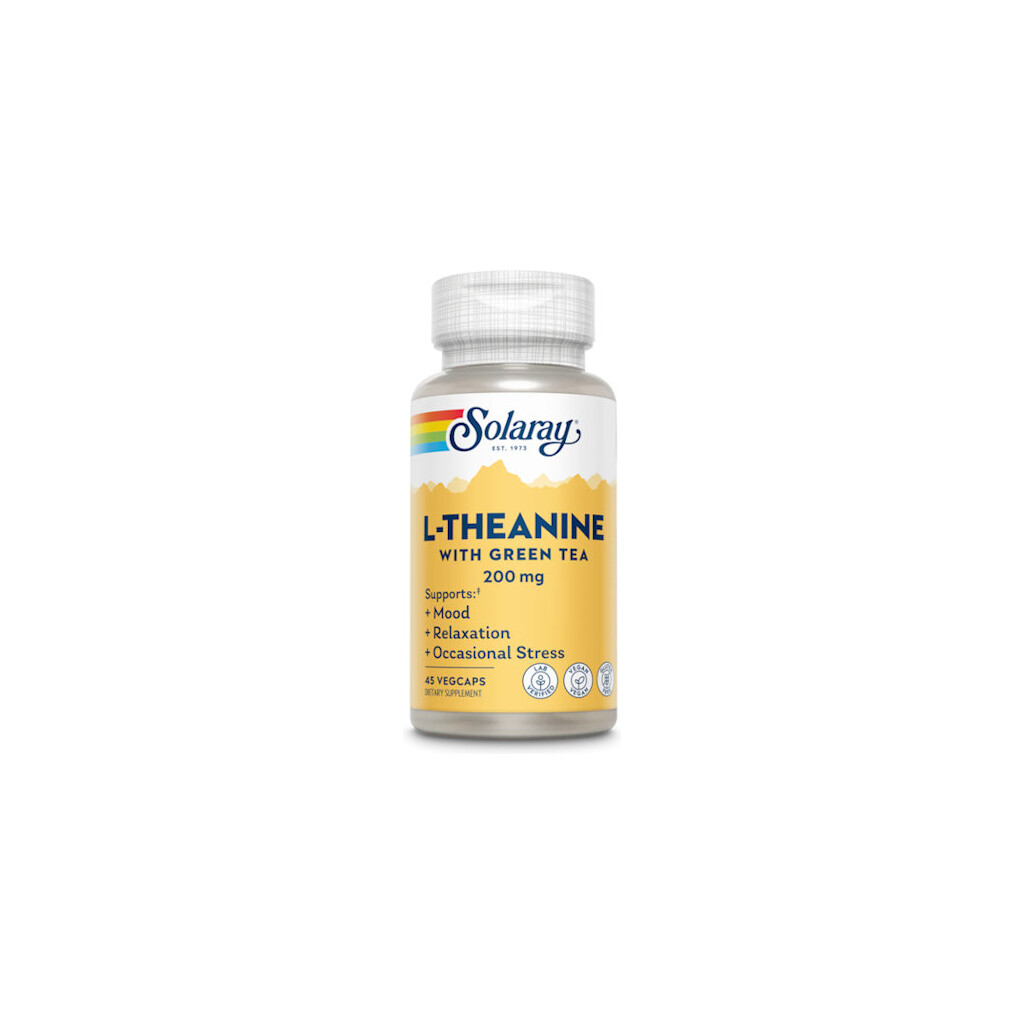 SOLARAY L-THEANINE KAPSULE 200MG A45 