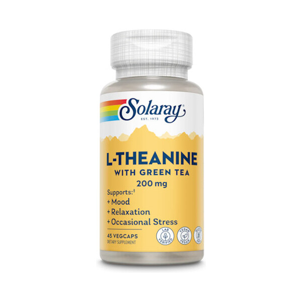 SOLARAY L-THEANINE KAPSULE 200MG A45 