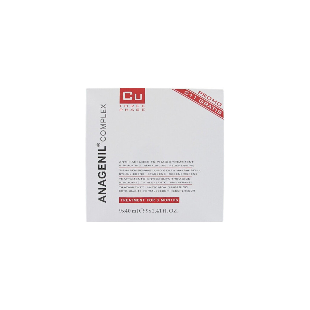 ANAGENIL COMPLEX CU THREE PHASE ZA RAST KOSE 9X40ML VITAL PLUS
