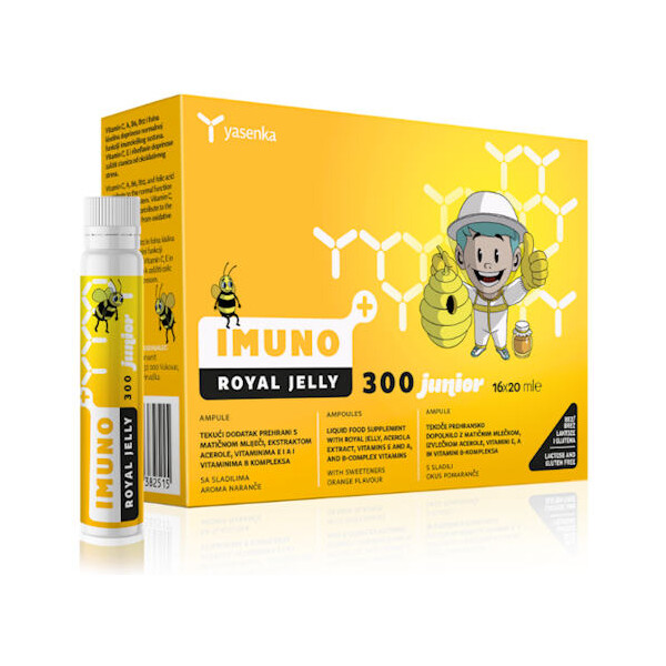 YASENKA IMUNO ROYAL JELLY 3000 JUNIOR AMPULE A16