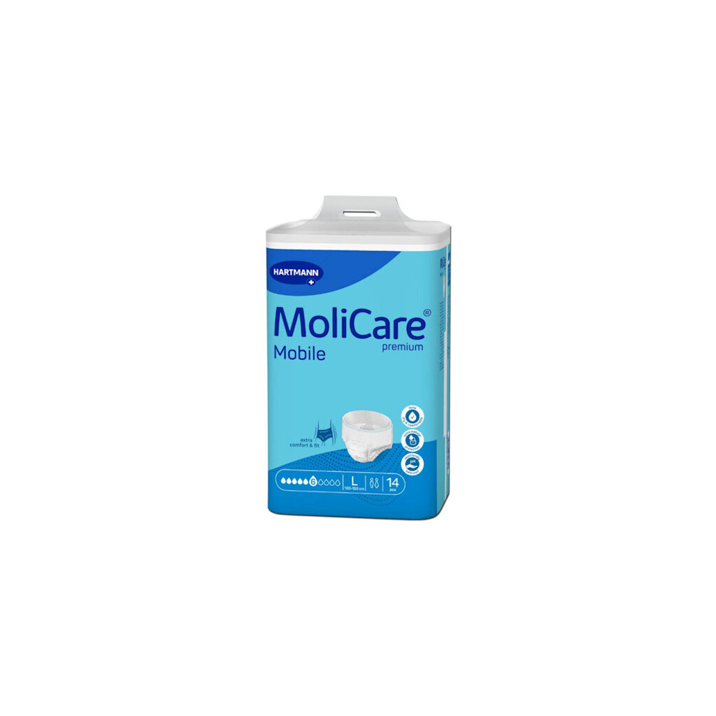 MOLICARE PREMIUM MOBILE 6 KAPLJICA GAĆICE ZA INKONTINENCIJU VELIČINA L A14