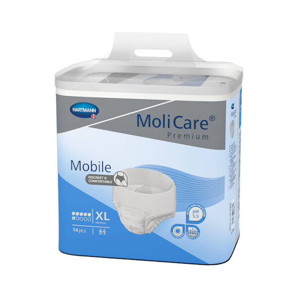 MOLICARE PREMIUM MOBILE 6 KAPLJICA GAĆICE ZA INKONTINENCIJU XL