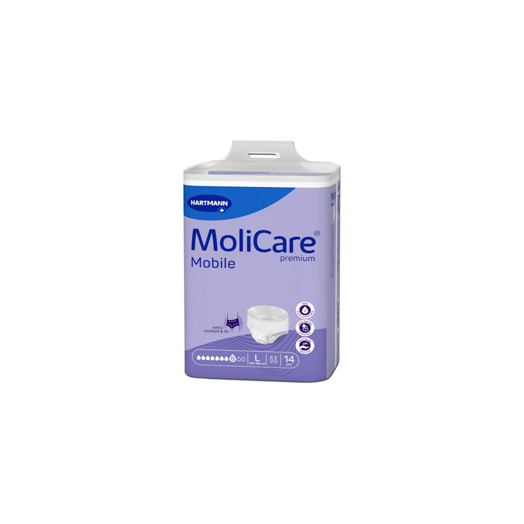 MOLICARE PREMIUM MOBILE 8 KAPLJICA GAĆICE ZA INKONTINENCIJU VELIČINA L