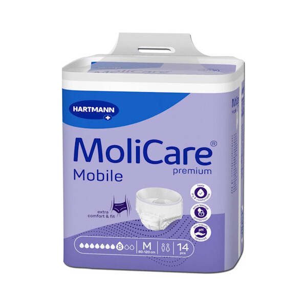 MOLICARE PREMIUM MOBILE 8 KAPLJICA GAĆICE ZA INKONTINENCIJU VELIČINA M