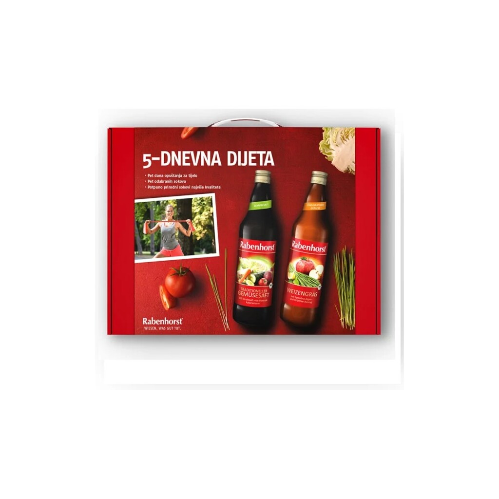 Rabenhorst sokovi 5 dnevna dijeta paket sokova 5x75 ml