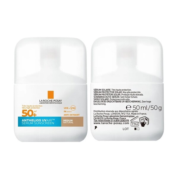 svakodnevna zaštita kože La Roche-Posay Anthelios UV Air Serum SPF50+ tonirani